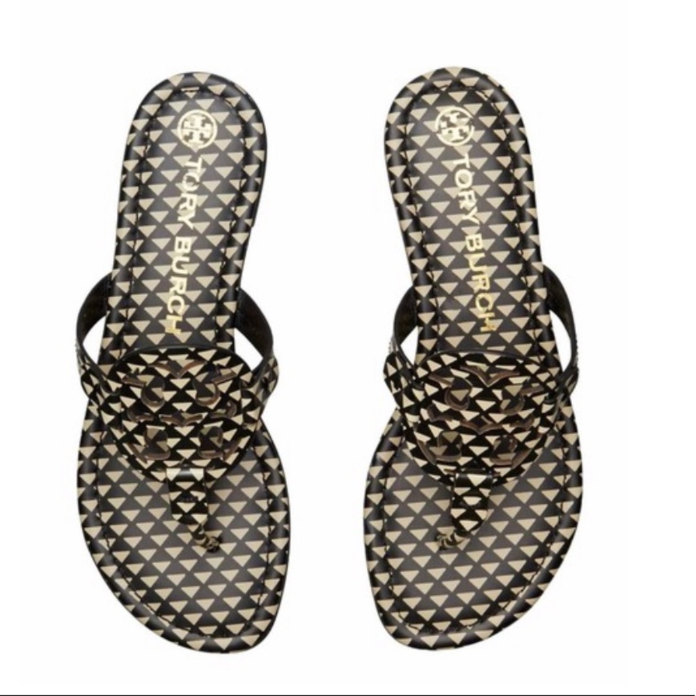 Tory Burch Miller sandals triangle geo sandal - Picture 8 of 13